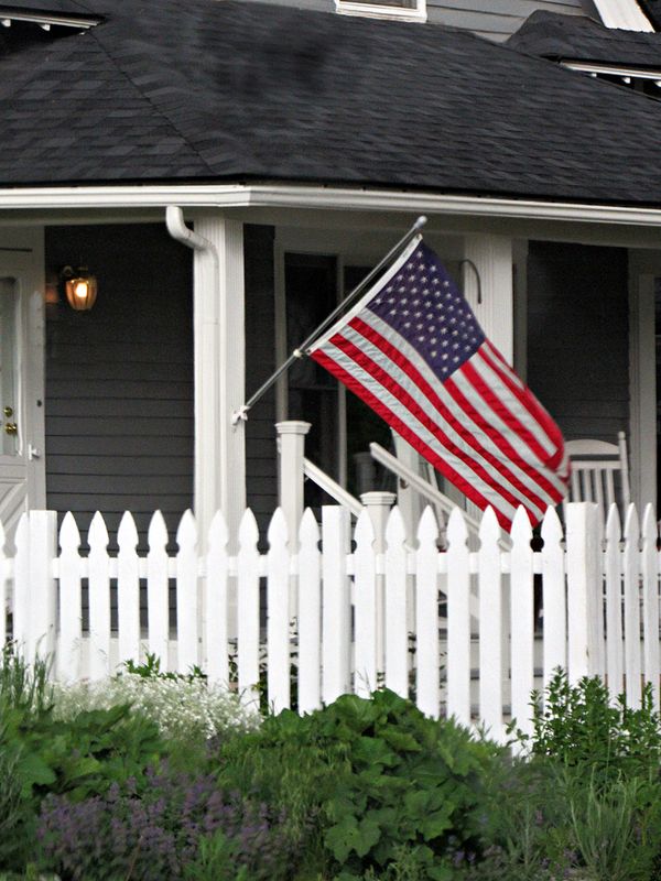 Old Glory Waving In The Breeze On Granddaughters Graduation Day... thumbnail