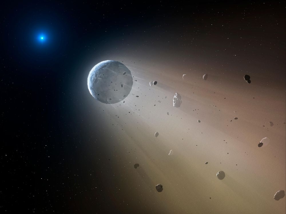 Dead Star Shredding a Rocky Body Offers a Preview of Earth’s Fate