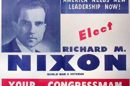 Election flyer/poster distributed on behalf of Richard Nixon's campaign for Congress, 1946