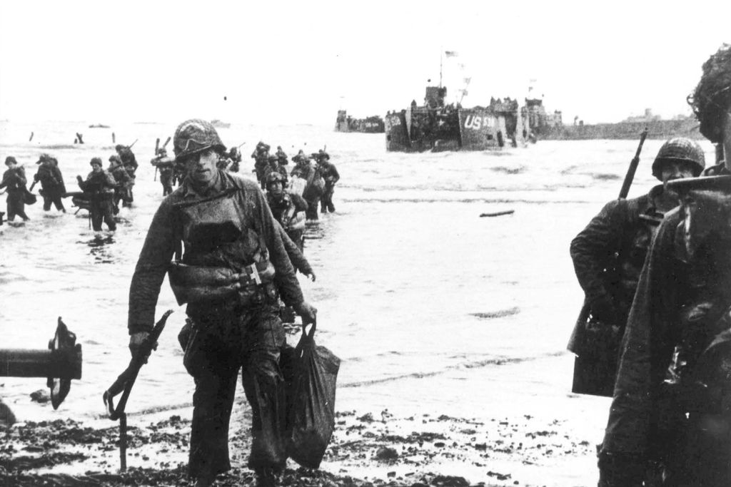 The Normandy beaches