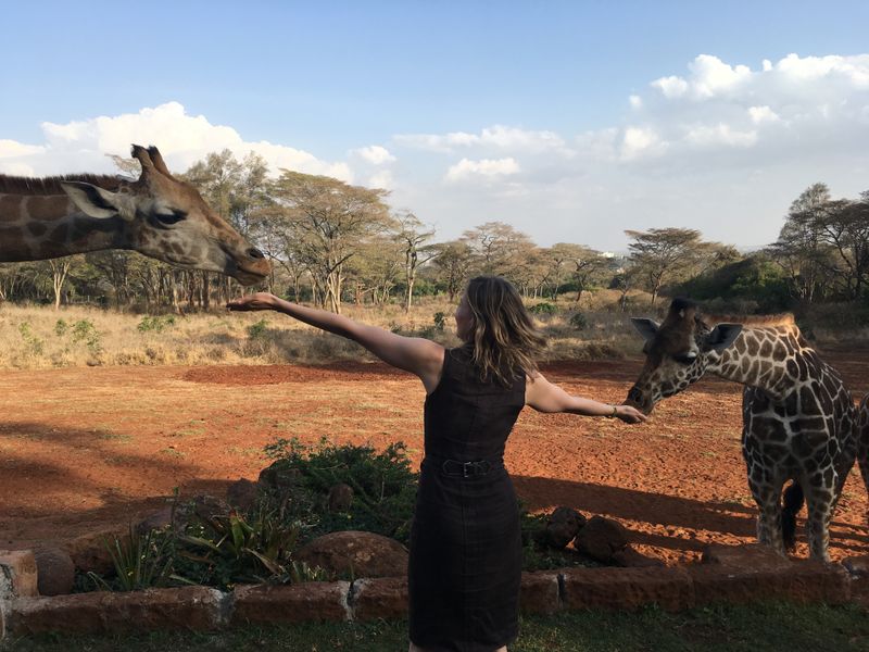 Making friends with the giraffes | Smithsonian Photo Contest ...