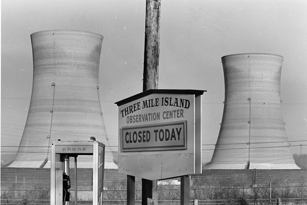 closed sign Three Mile Island