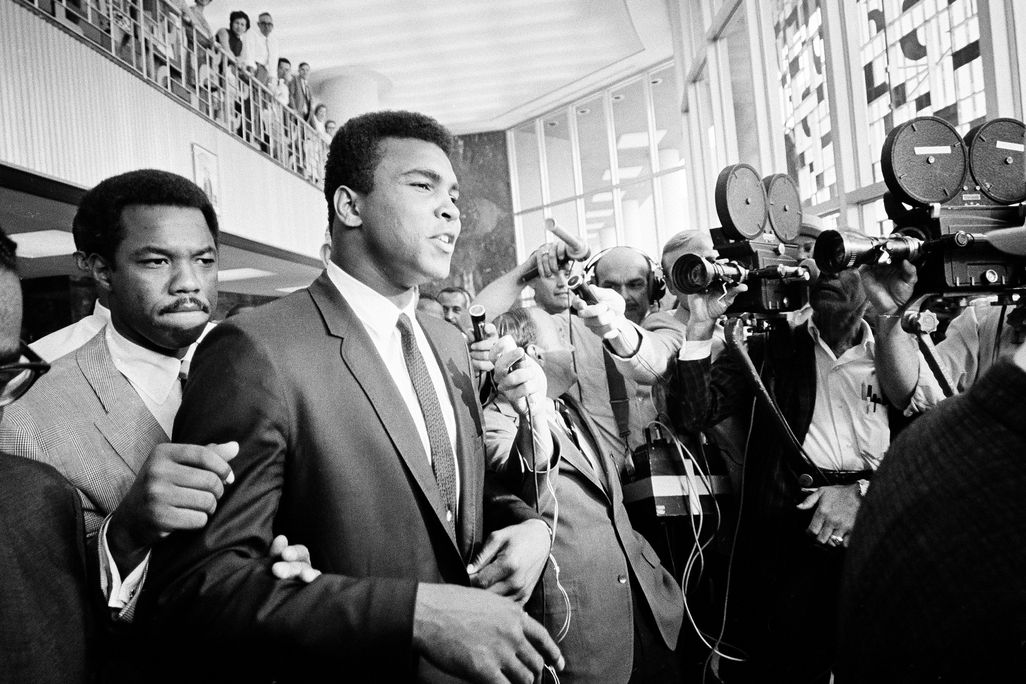 Heavyweight champion Muhammad Ali