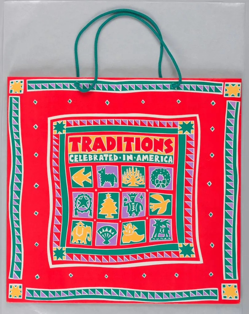 Vintage 1992 Designer Bloomingdale's Shopping Bag Give 