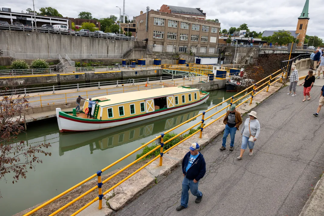 On the Erie Canal in Buffalo