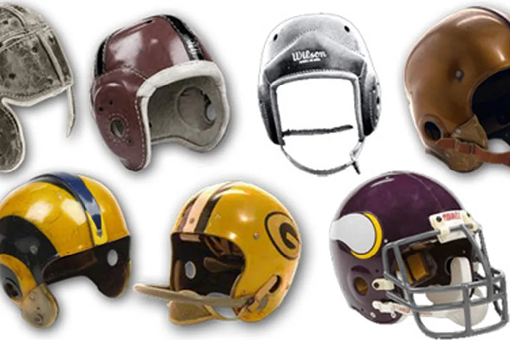 A chronology of NFL helmets