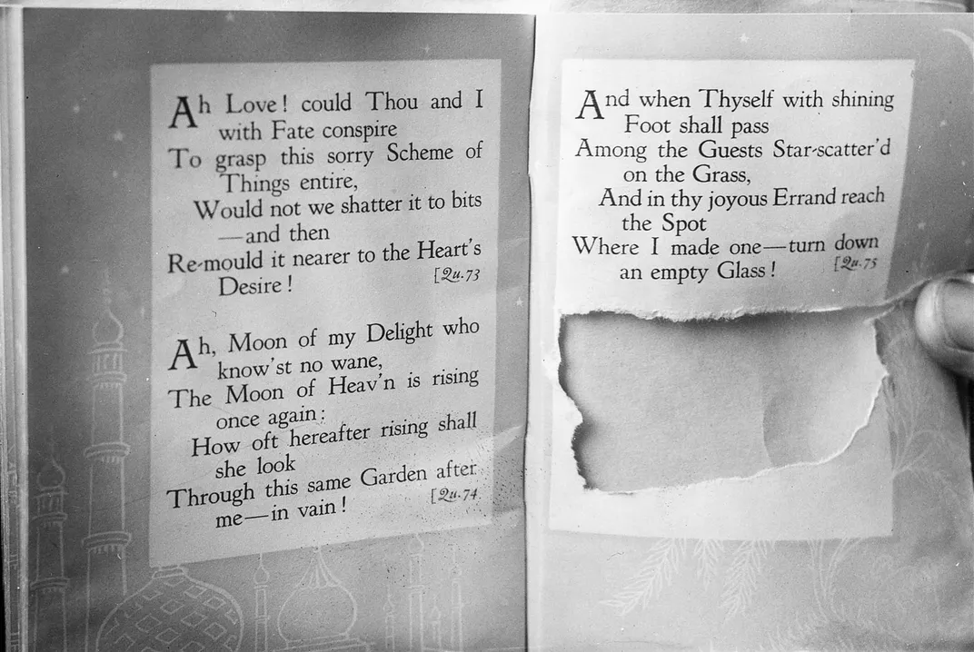 Copy of the Rubaiyat of Omar Khayyam