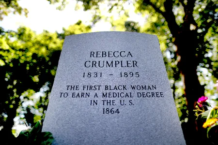 Rebecca Lee Crumpler's gravestone was only installed in 2020, 125 years after her death in 1895.