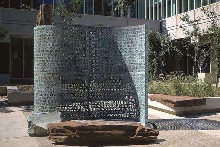 Kryptos, displayed in a courtyard of the CIA’s Langley, Virginia, headquarters, has long puzzled codebreakers.