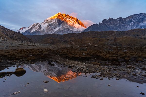 Sunset on Mt. Nuptse thumbnail