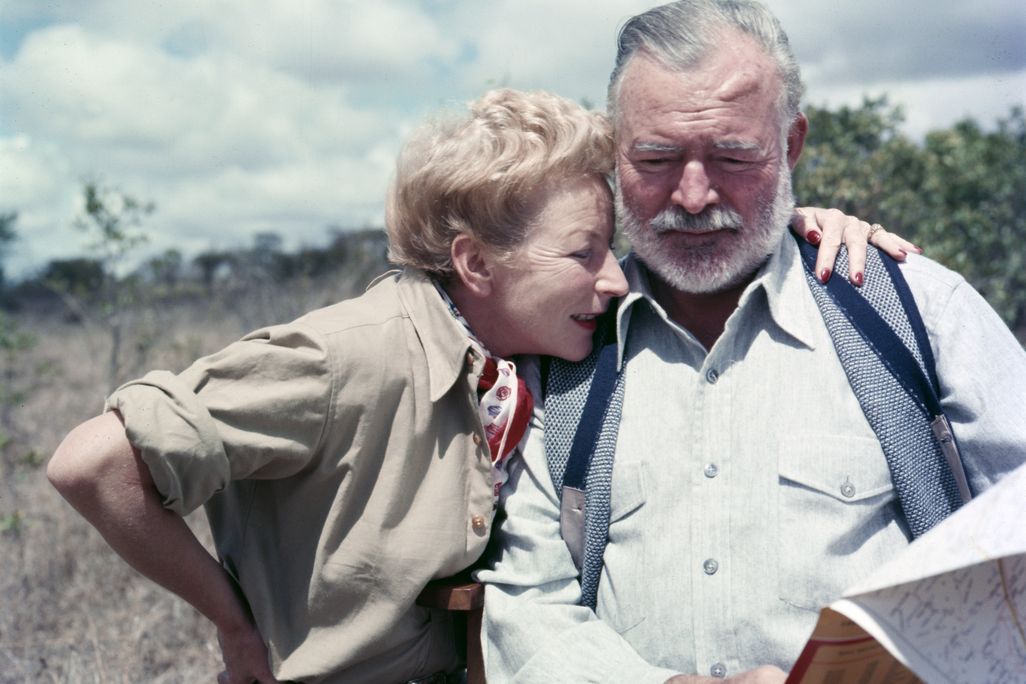 Mary Welsh and Ernest Hemingway