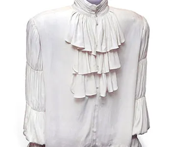 Costume designer Charmaine Simmons conceived Jerry's foppish garb to be both "uncomfortable" and "unwearable."