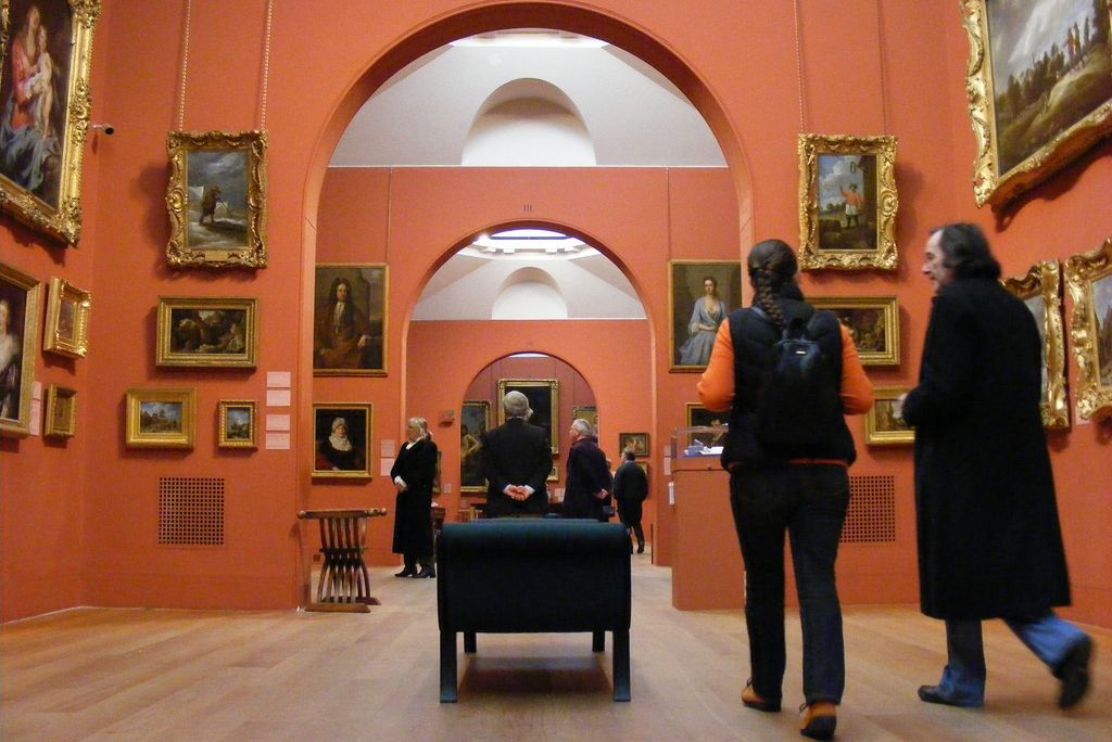 Inside Dulwich Picture Gallery