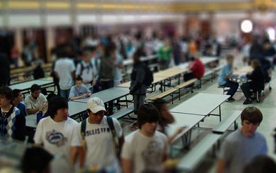 The daunting school cafeteria