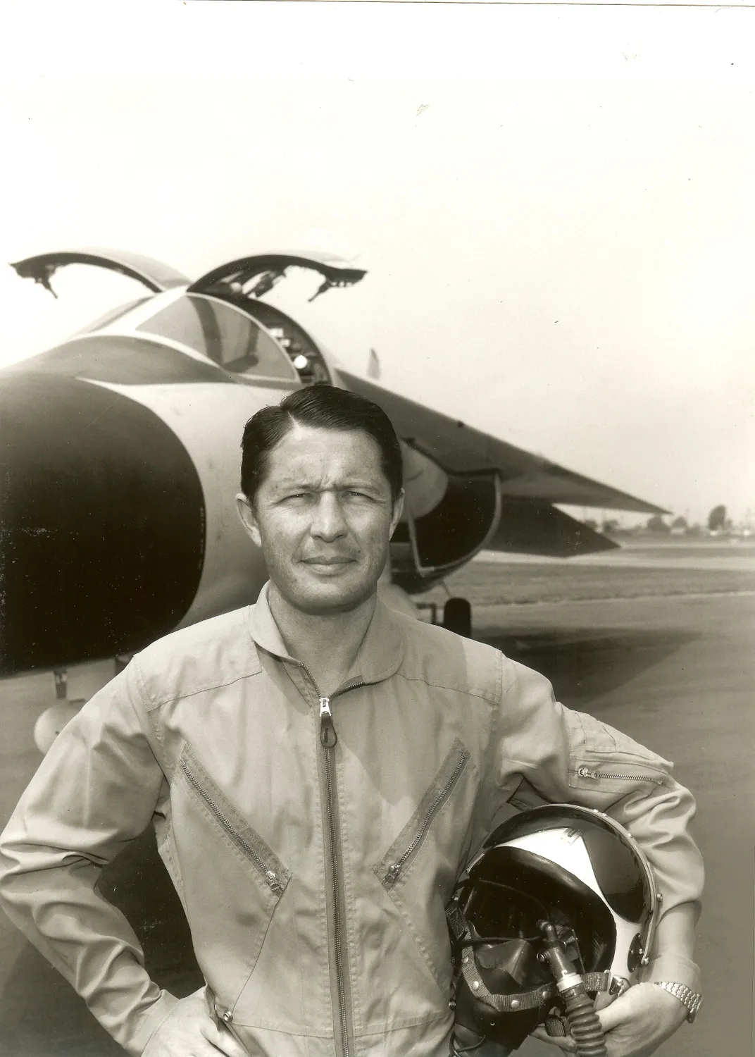 Test pilot George Marrett