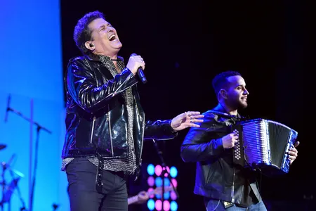 Carlos Vives performed onstage during the world premiere of Walt Disney Animation Studios&#39; Encanto at El Capitan Theatre in Hollywood, California, in November.