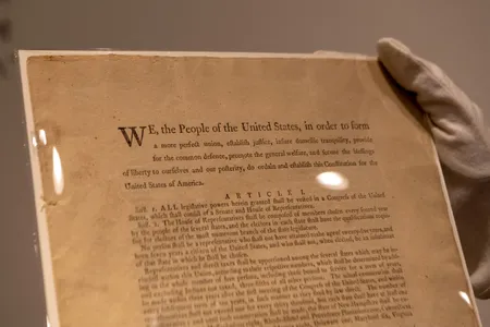 Only about a dozen first printings of the Constitution are known to exist.