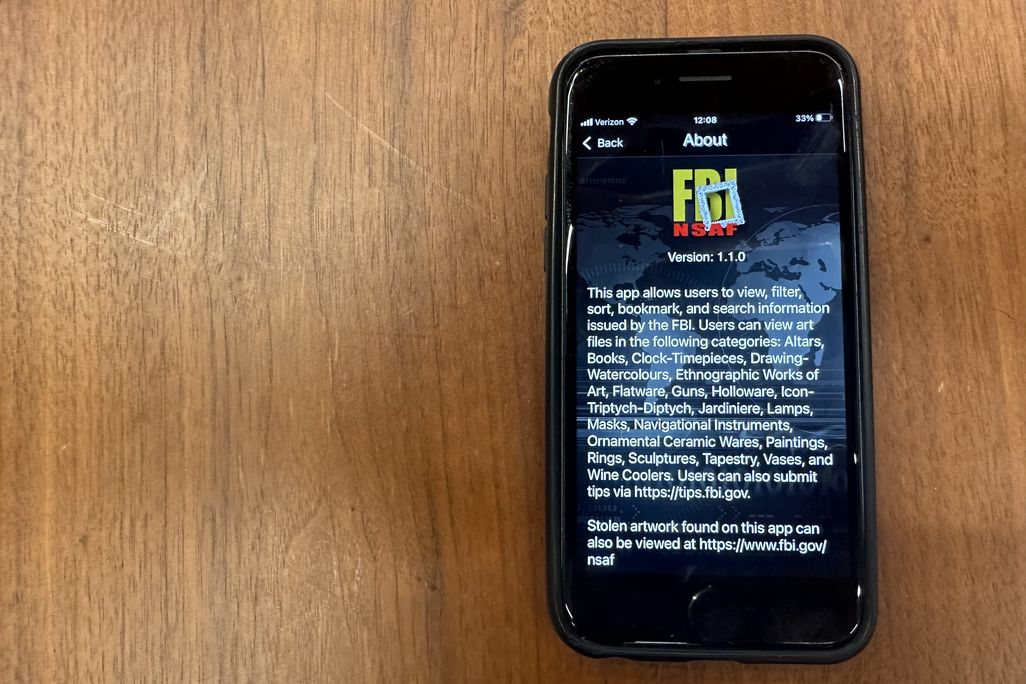 National Stolen Art File app
