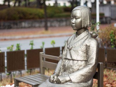 After a 2011 version of this statue was installed outside the Japanese embassy in Seoul, they began to pop up around the world.