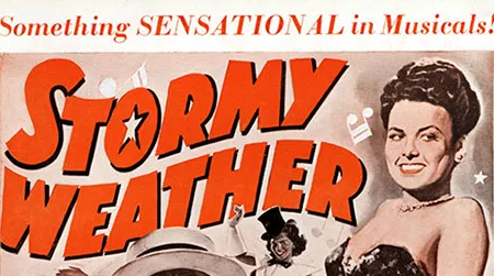 A poster for the musical Stormy Weather