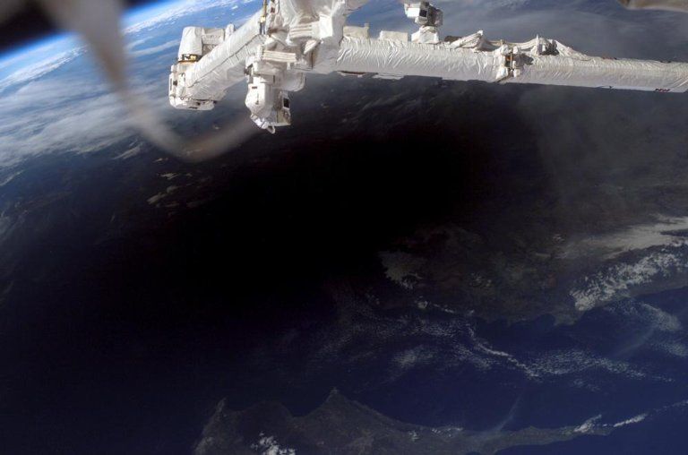 What Does an Eclipse Look Like from Space?