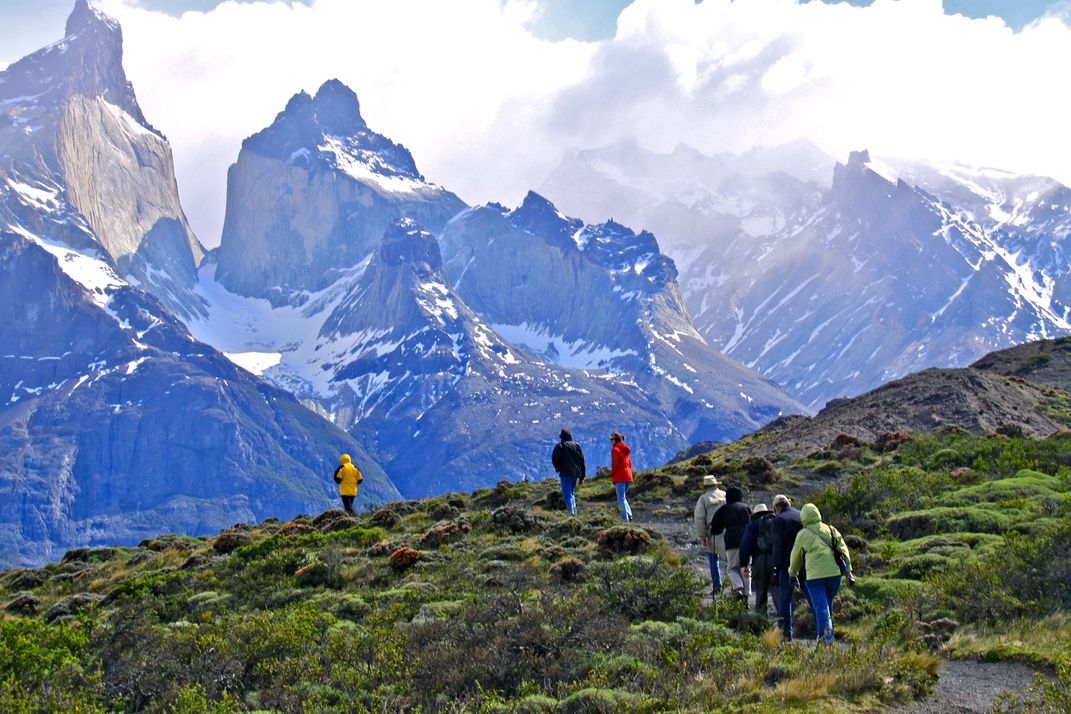 Hiking in Patagonia. Credit: Stephanie Wise