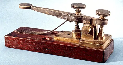 The telegraph key