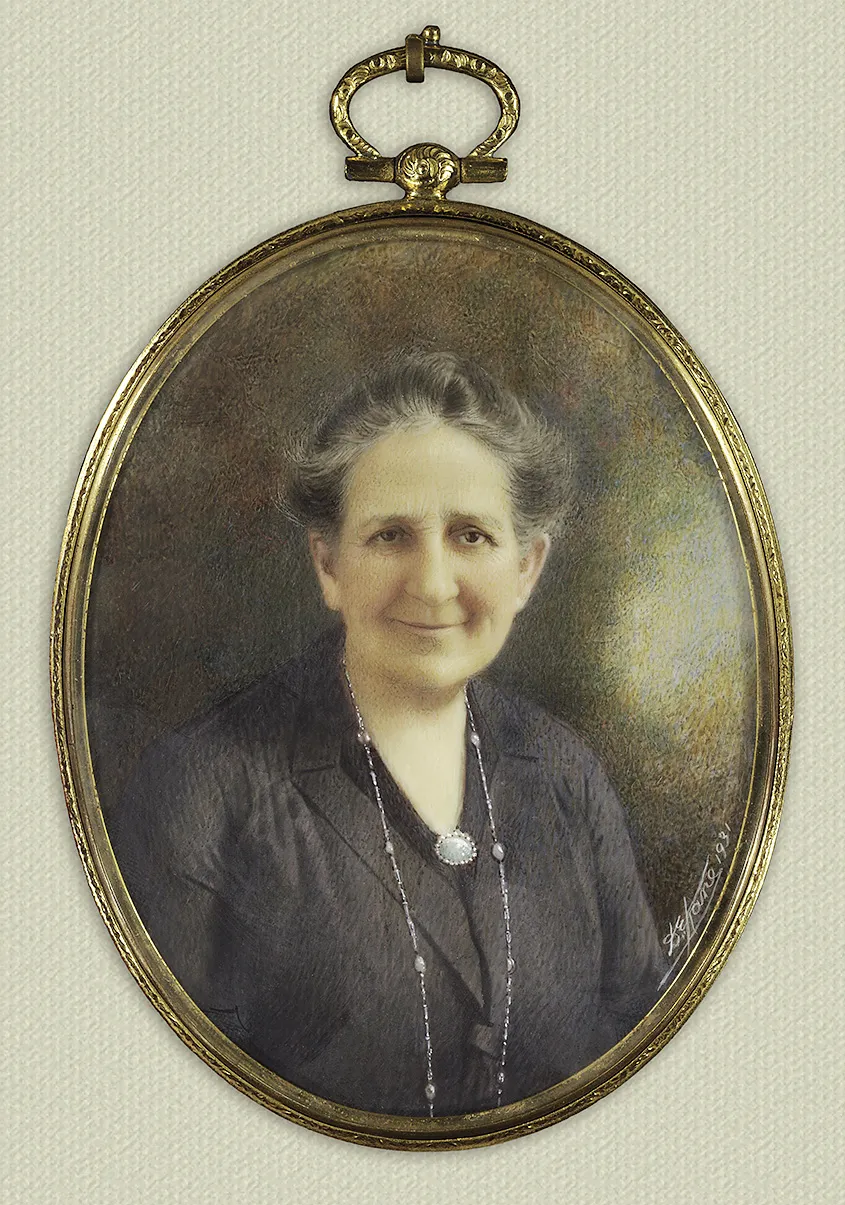 Emily Jordan Folger, Henry’s wife and close partner in collecting, in 1931.