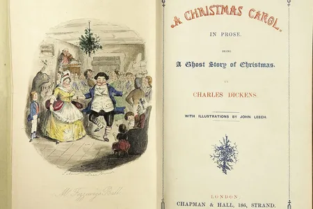 The title page of the first edition of Charles Dickens&#39;&nbsp;A Christmas Carol