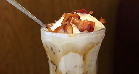 Would you eat this bacon sundae?