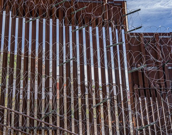 Border wall in Nogales, Arizona thumbnail