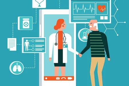 Video visits with doctors and other health-care workers saw a sharp uptick as the COVID-19 pandemic took off.