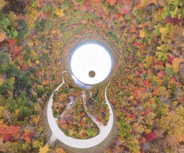 Becida, Minnesota Fall Colors 360 Aerial Panorama thumbnail