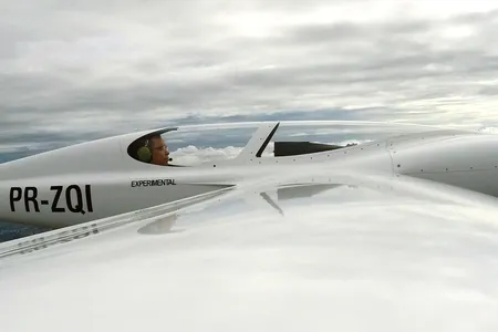 Anequim during flight testing, prior to the August 2015 world record attempts.
