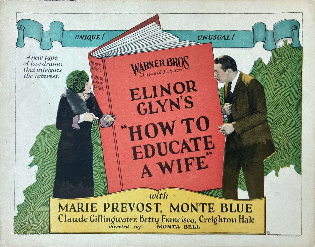 Lobby card for "How to Educate a Wife"