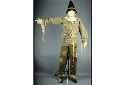 Ray Bolger's widow, Gwendolyn, donated the costume to the Smithsonian Institution after the comedian's death in 1987. 