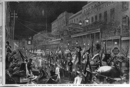 Thanksgiving in the 19th century was less Norman Rockwell, more Mardi Gras.