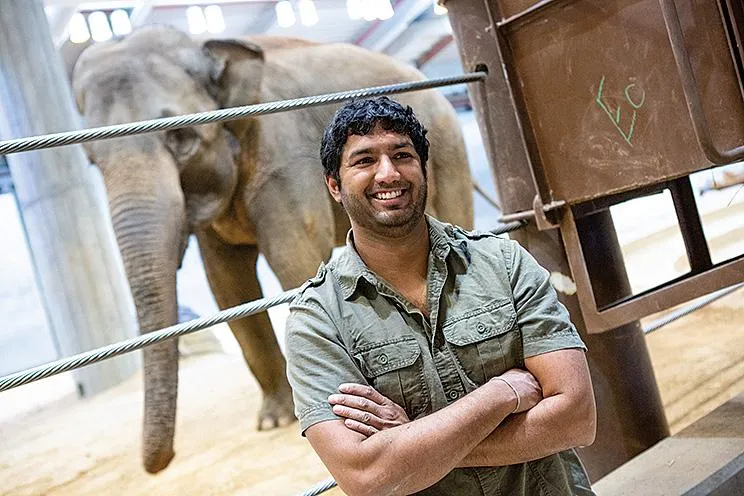 Sateesh Venkatesh at the National Zoo