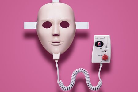 A battery-powered facial mask did not zap wrinkles.