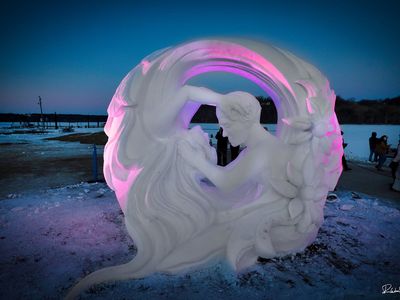 Whispers in the Breeze&nbsp;by&nbsp;Team Taiwan won third place&mdash;as well as the people&#39;s choice and artist choice awards&mdash;at the World Snow Sculpting Championship in Minnesota.