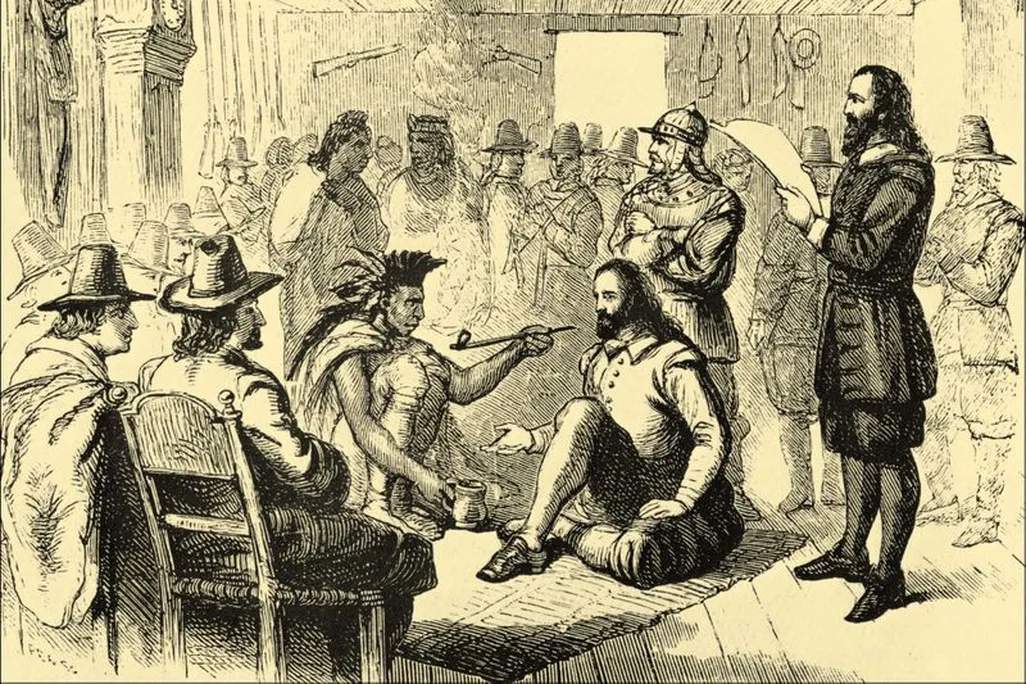 Ousamequin and Carver