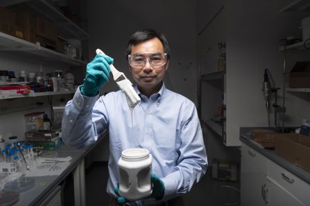 Mechanical engineer Xiulin Ruan helped develop the world's whitest paint.
&nbsp;



&nbsp;