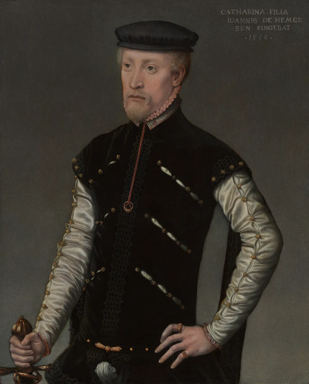 Portrait of a Man, Catharina van Hemessen, 1552