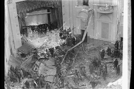 The tragedy marked Washington, D.C.&rsquo;s deadliest single-day disaster. Pictured: an overhead view of the&nbsp;Knickerbocker Theatre following the roof&rsquo;s collapse