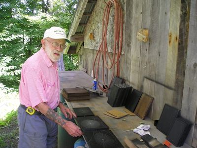Will Knight of Knight's Spider Web Farm in Vermont