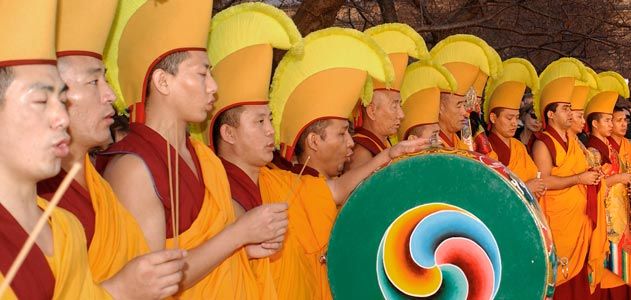 Tibetan Buddhist monks