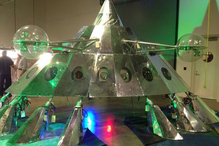 The Parliament-Funkadelic Mothership is a 1,200-pound aluminum stage prop that once stole the show at funk singer George Clinton's concerts. Now, it's a part of the Smithsonian's permanent collections. 