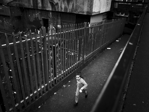 Girl in pyjamas from the series Wee Muckers – Youth of Belfast thumbnail