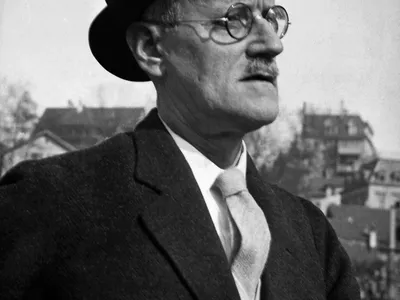 James Joyce in 1938.