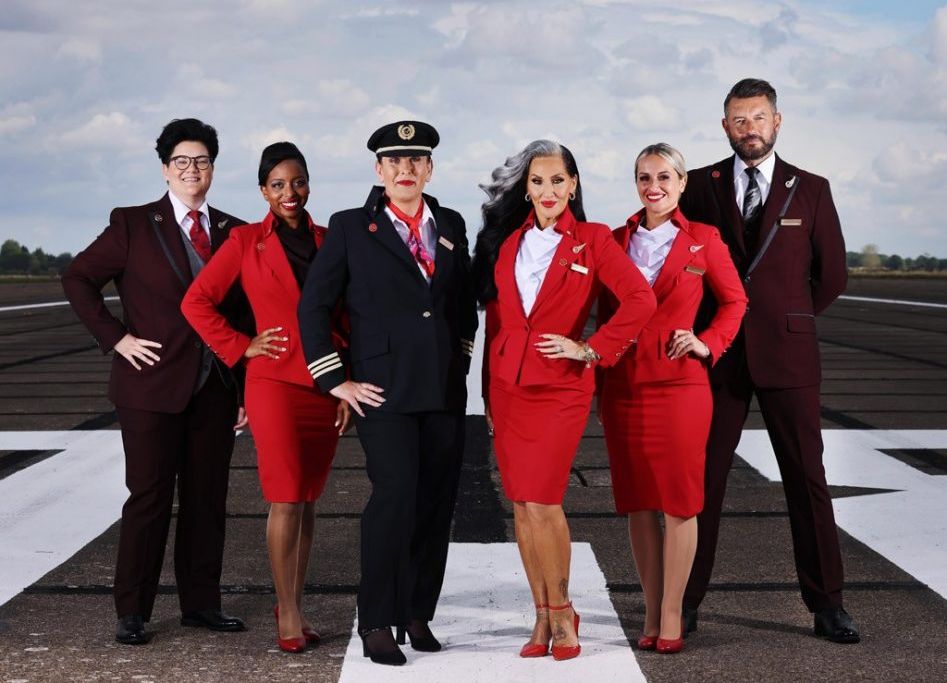 Virgin Atlantic's uniforms